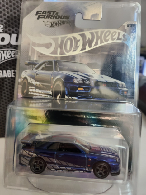2024 Hot Wheels Nissan Skyline GTR BNR34 - NFTG NFTH Garage - Fast & Furious