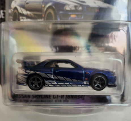 2024 Hot Wheels Nissan Skyline GTR BNR34 - NFTG NFTH Garage - Fast & Furious