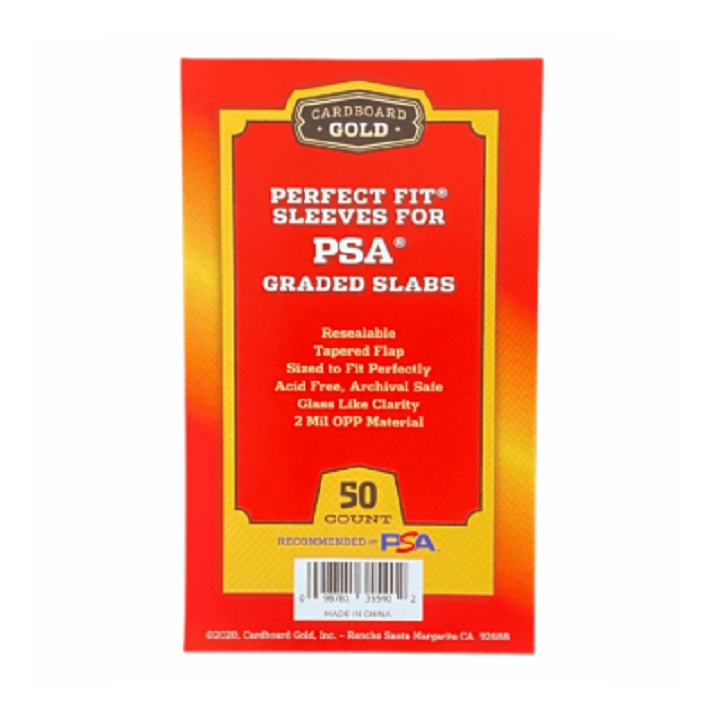 50 PSA Logo Sleeves for PSA Graded Slabs