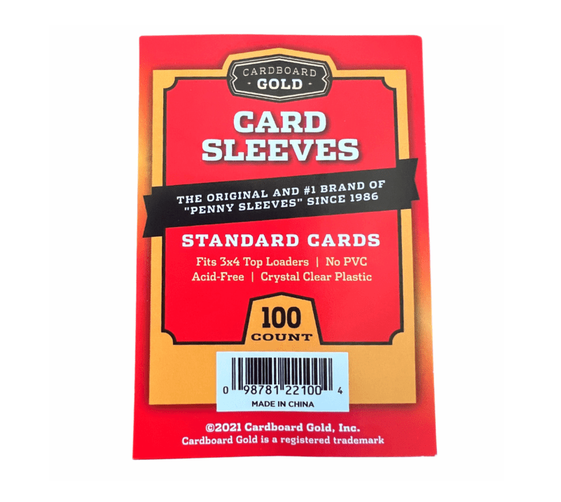 200 Cardboard Gold 3x4 Top Loaders + 200 Card Sleeves + BCW 14 in Storage Box