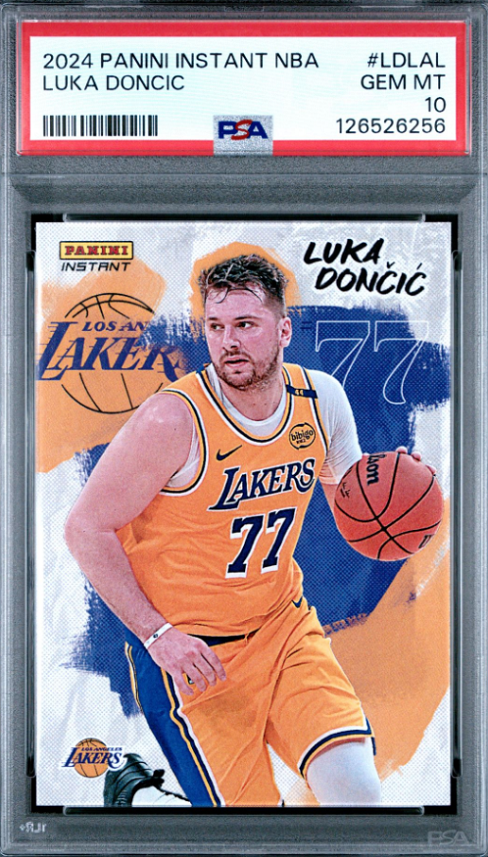 2024 PANINI INSTANT NBA #LDLAL LUKA DONCIC PSA GEM MINT 10