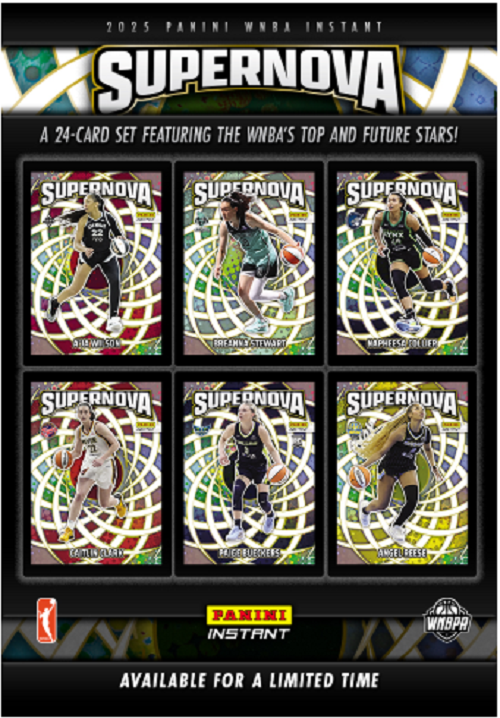 2025 WNBA INSTANT SUPERNOVA INSTANT 24-CARD BASE SET - PRESALE