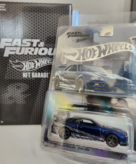 2024 Hot Wheels Nissan Skyline GTR BNR34 - NFTG NFTH Garage - Fast & Furious