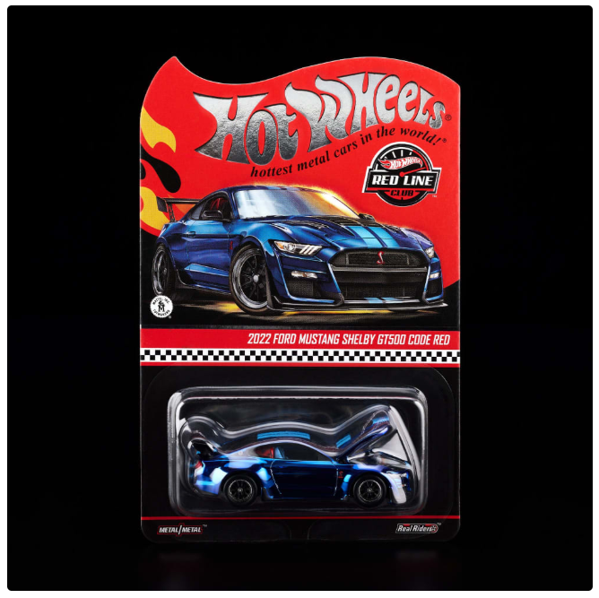 Hot Wheels RLC 2022 Ford Mustang Shelby GT500 Code Red - PRESALE