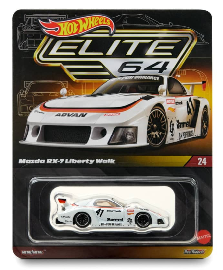 Hot Wheels Elite 64 Mazda RX-7 Liberty Walk