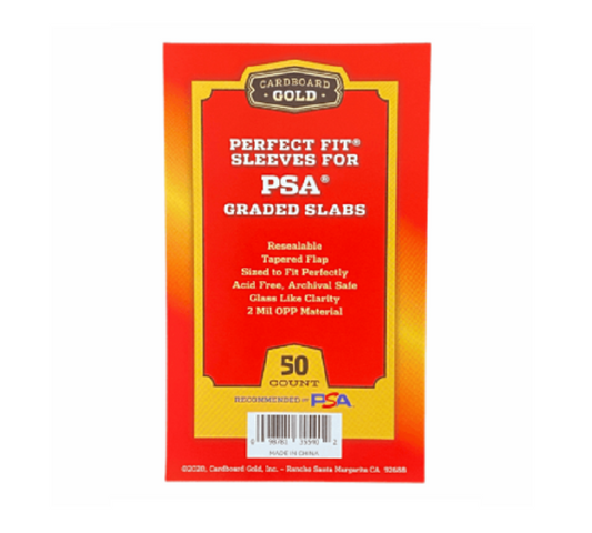 50 PSA Logo Sleeves for PSA Graded Slabs