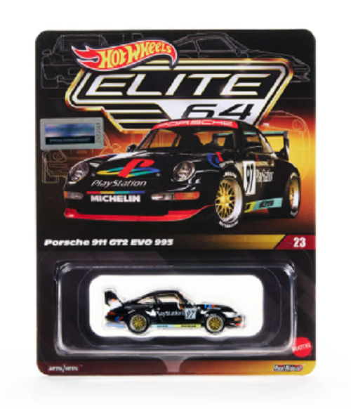 2026 Hot Wheels RLC Elite 64 Porsche 911 GT2 EVO 993 Playstation